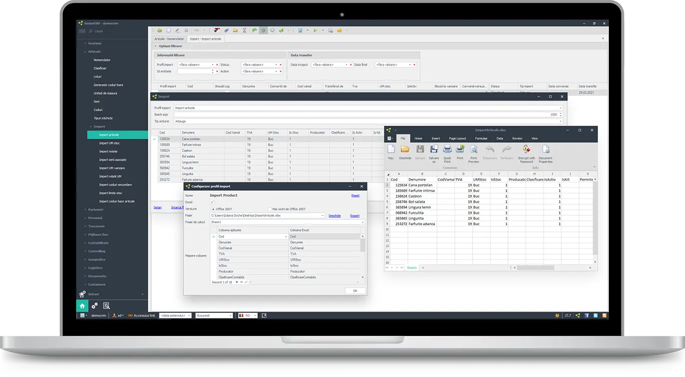 SeniorERP program software gestiune stocuri