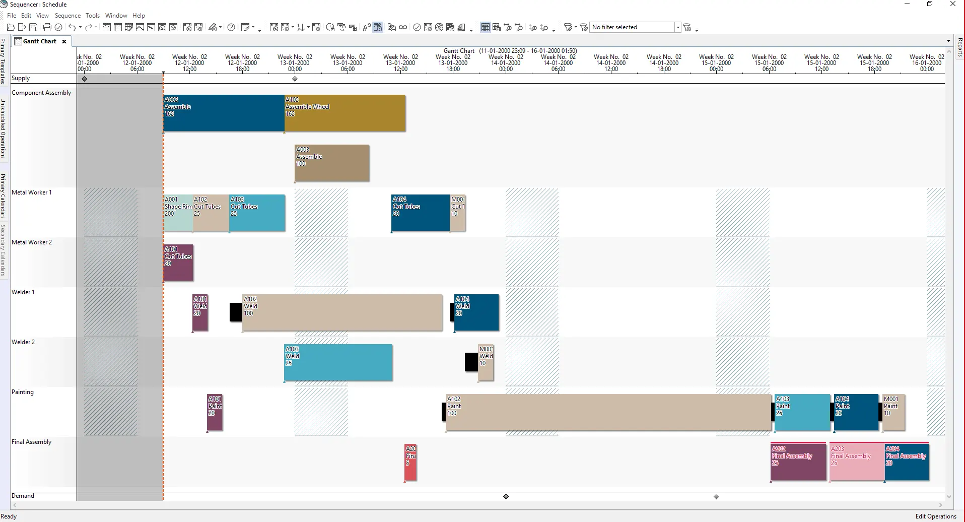 APS – Sistem de planificare si programare avansata a productiei