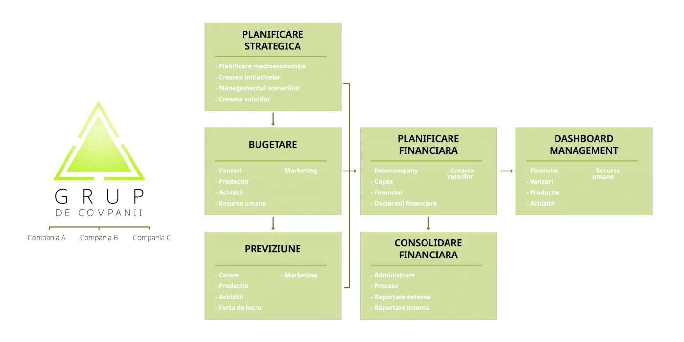 Corporate Performance Management Software - planificare financiara