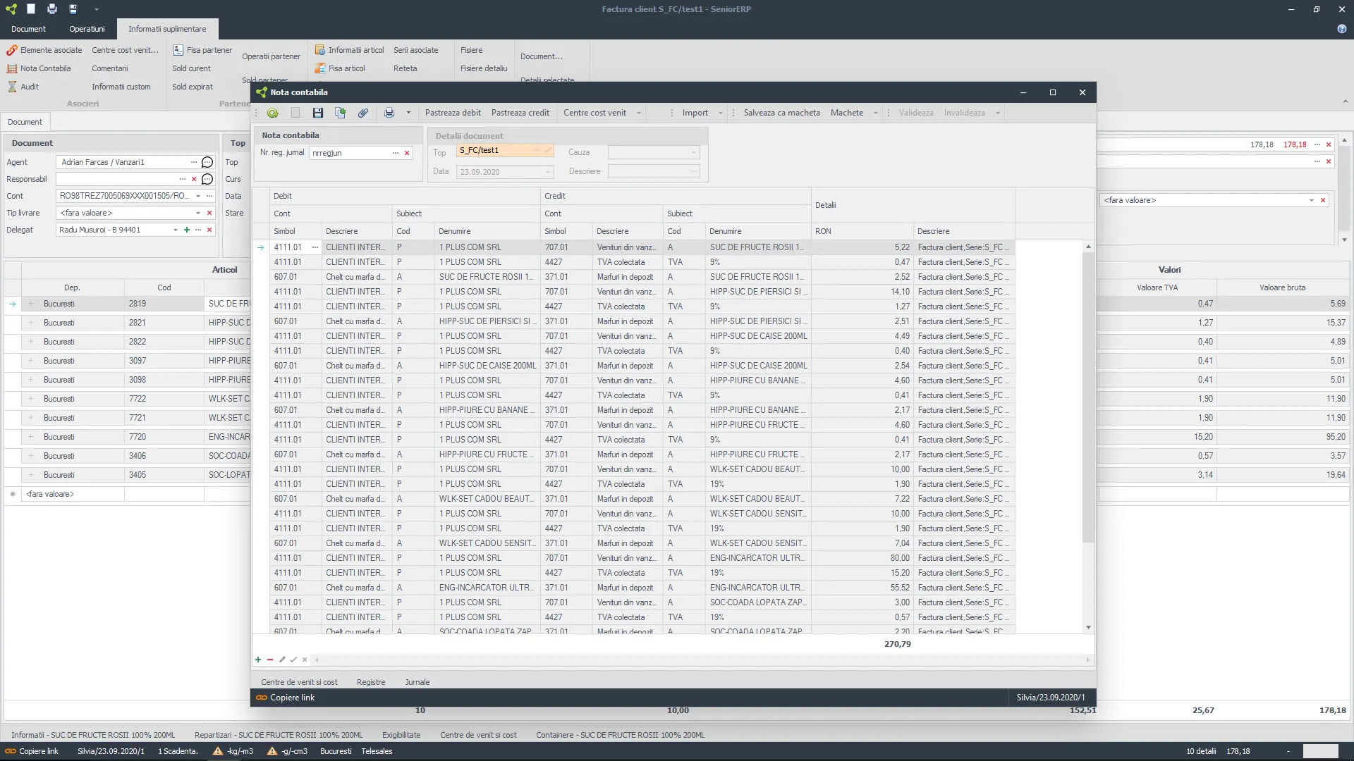 Accounting in SeniorERP