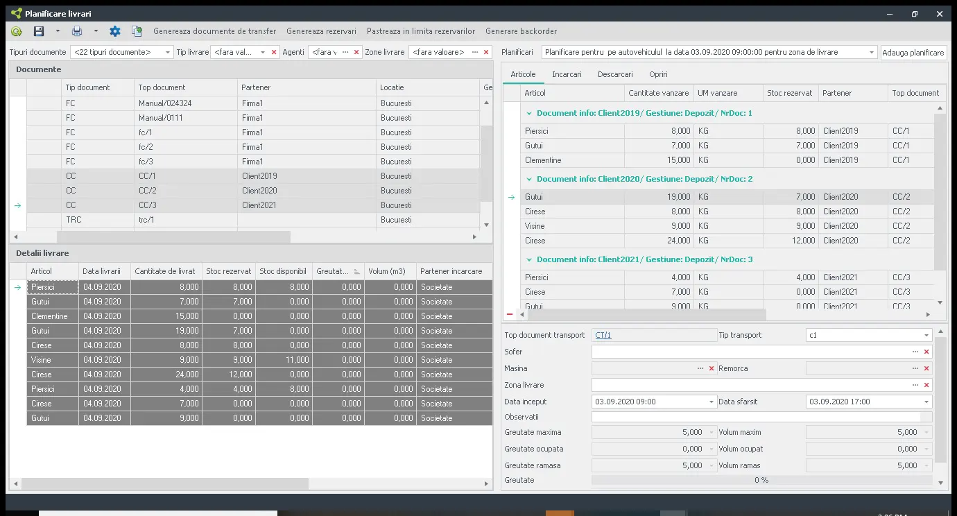 Software ERP Logistica si Parc Auto