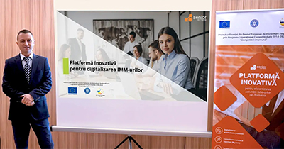 Cele mai noi funcționalități ale SeniorERP au fost prezentate în cadrul Conferinței dedicate proiectului de finanțare “Platformă Inovativă pentru digitalizarea IMM-urilor”